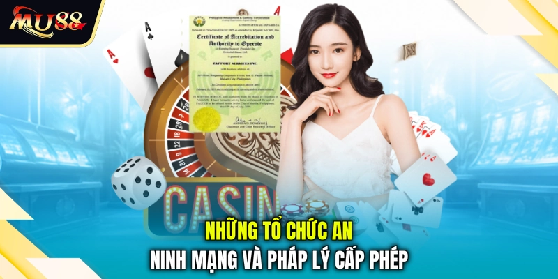 Những tổ chức an ninh mạng và pháp lý cấp phép